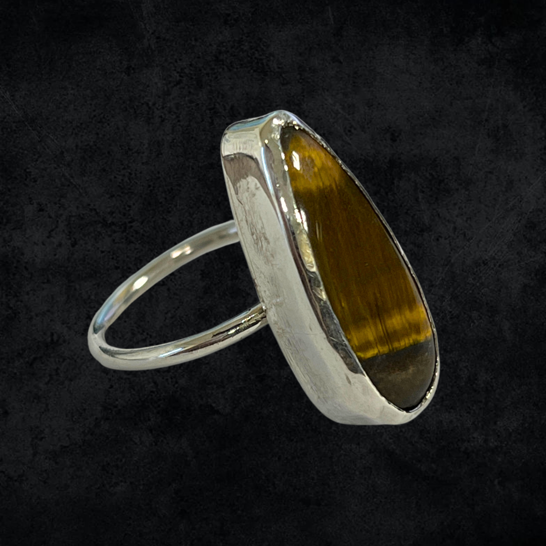 Big tigereye ring