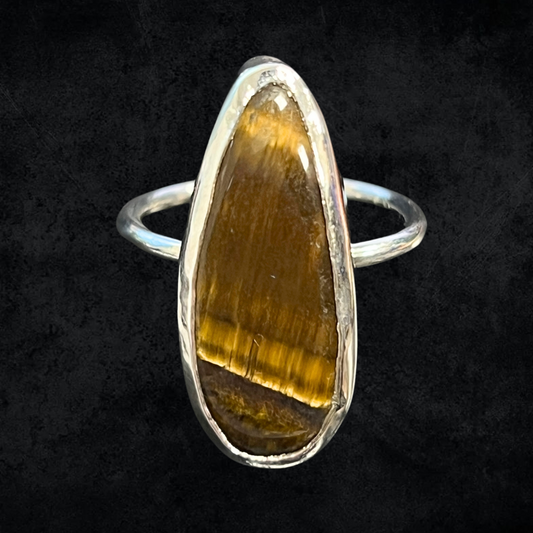 Big tigereye ring